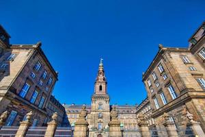 Christiansborg-paleis in Kopenhagen foto