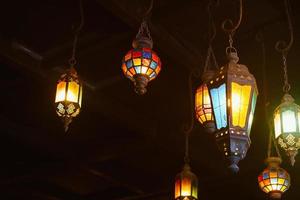 mooie en vintage hanglamp foto