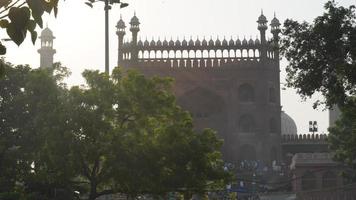jama masjid poort in delhi, india foto