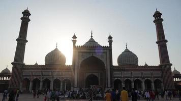 jama masjid, oud delhi, india foto