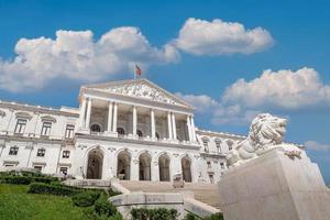 parlementsgebouw, vergadering van de republiek, lissabon, portugal foto