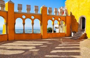 pena paleis, sintra - portugal foto