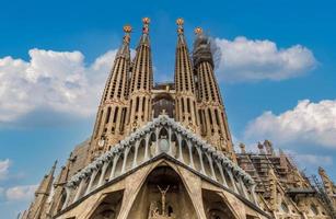 barcelona, catalonië, spanje, antonio gaudi sagrada familia kathedraal foto