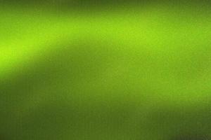 gloeiende groene golf metalen wand, abstracte textuur achtergrond foto