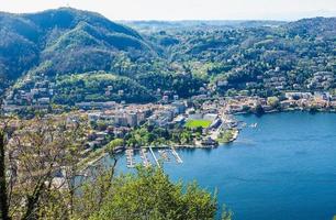 hdr luchtfoto van como foto