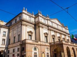 hdr teatro alla scala milan foto