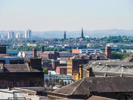 hdr luchtfoto van glasgow foto