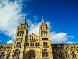 hdr natuurhistorisch museum in londen foto