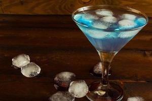 cocktail blauwe lagune foto