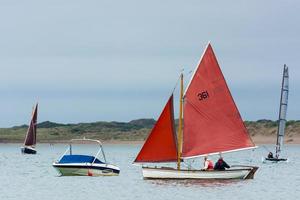 appledore, devon, uk, 2013. zeilen in de torridge en taw estuary foto