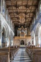 st david's, pembrokeshire, uk, 2019. binnenaanzicht van de kathedraal foto