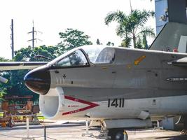 bangkok, thailand, 2021 - oude militaire vliegtuigen foto