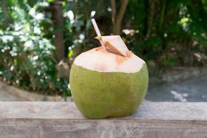 kokoswater drinken foto