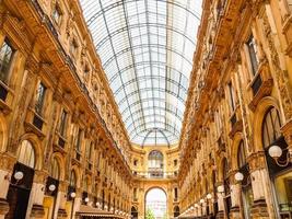 hdr galleria vittorio emanuele ii, milaan foto