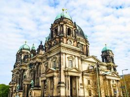 hdr berliner dom in berlijn foto