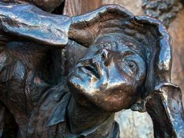 london, uk, 2016. close-up van een deel van het oorlogsmonument van de slag om brittannië foto