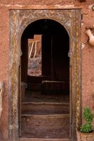 kasbah ait ben haddou in marokko. forten en traditionele lemen huizen uit de Saharawoestijn. foto
