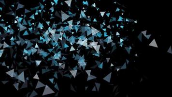 3D render driehoekige abstracte achtergrond voor technologie of wetenschap foto