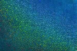 blauwe glitter met holografische bokeh-fonkeling foto
