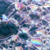 mooie zeepbellen, abstracte achtergronden foto