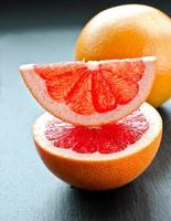 verse, sappige grapefruit foto