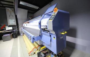 grootschalige laserprinter machine. foto