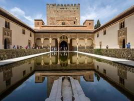 granada, andalusië, spanje, 2014. een deel van het alhambra-paleis foto