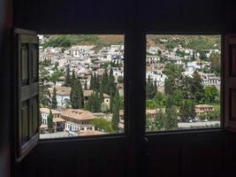 granada, andalusië, spanje, 2014. zicht op granada foto