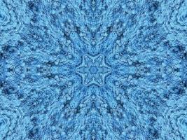geometrie Caleidoscoop patroon. lichtblauwe abstracte achtergrond. gratis foto. foto