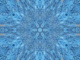 geometrie Caleidoscoop patroon. lichtblauwe abstracte achtergrond. gratis foto. foto