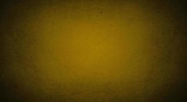 zwarte gele grungeachtergrond met zachte lichte en donkere rand, oude vintage achtergrond foto