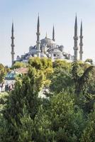 blauwe moskee, istanbul Turkije foto