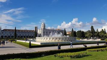 lisboa, portugal, 18-04-2019 klooster van de jeronimos foto