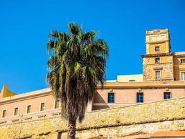 hdr casteddu betekent kasteelkwartier in Cagliari foto