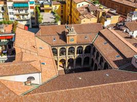 hdr luchtfoto van bologna foto