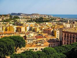 hdr luchtfoto van cagliari foto