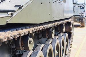 militaire tank close-up foto