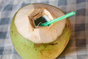 kokoswater drinken foto