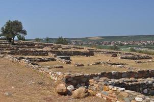 Olynthus-ruïnes in Chalkidiki foto