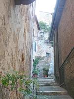 uitzicht op montepulciano in toscane, italië foto