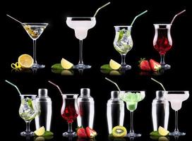 alcohol cocktail set foto