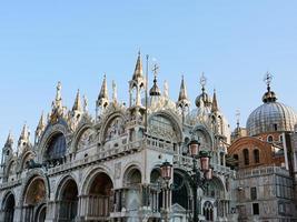 Venetië, Italië, 2021 - uitzicht op het San Marcoplein. foto