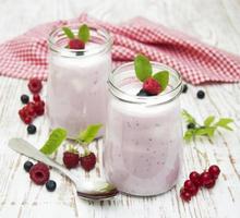 fruit yoghurt foto