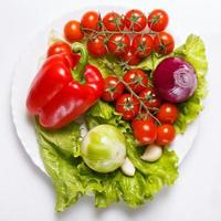 verschillende verse groenten foto