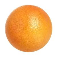 hele grapefruit geïsoleerd op een witte achtergrond foto