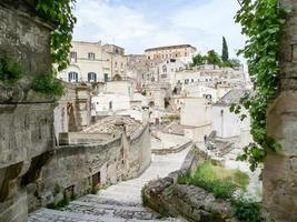 uitzicht op een oude Italiaanse twon foto