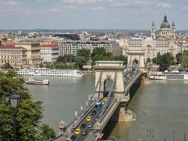 boedapest aan de rivier de Donau foto