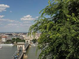 boedapest aan de rivier de Donau foto