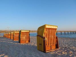 het strand van binz aan de Oostzee foto