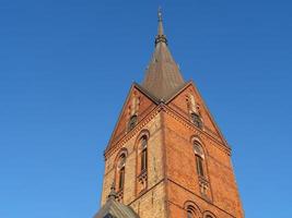 de stad Flensburg aan de Oostzee foto